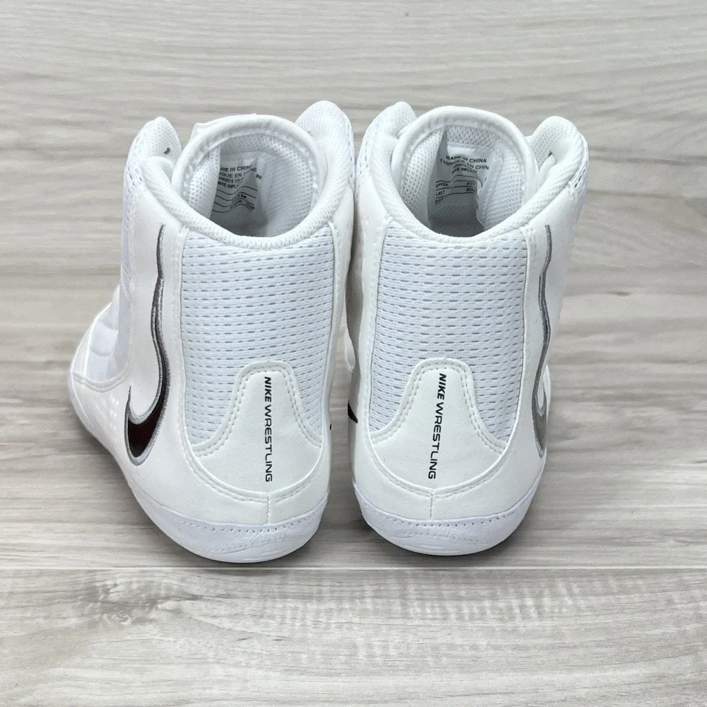 Nike Inflict 4 Wrestling Shoes White Mens size 9.5 HM9674-100